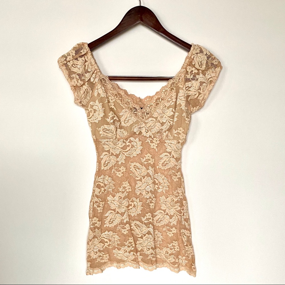 Bebe Lace Blouse